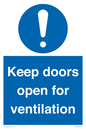 MH6258: Keep doors open for ventilation