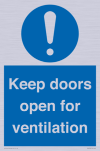 MH6258: Keep doors open for ventilation