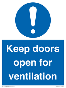 MH6258: Keep doors open for ventilation