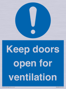 MH6258: Keep doors open for ventilation