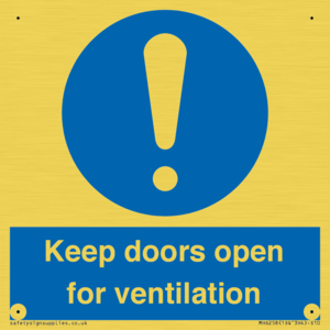 MH6258: Keep doors open for ventilation