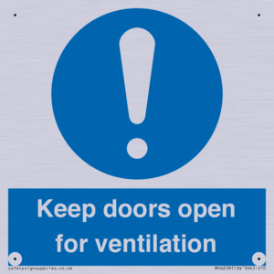 MH6258: Keep doors open for ventilation