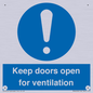 MH6258: Keep doors open for ventilation