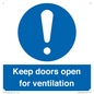 MH6258: Keep doors open for ventilation