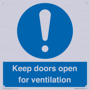 MH6258: Keep doors open for ventilation