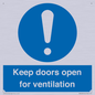 MH6258: Keep doors open for ventilation