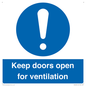 MH6258: Keep doors open for ventilation