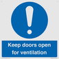 MH6258: Keep doors open for ventilation