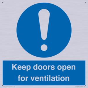 MH6258: Keep doors open for ventilation
