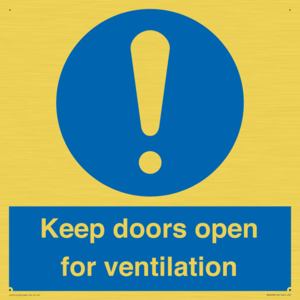 MH6258: Keep doors open for ventilation