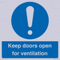 MH6258: Keep doors open for ventilation