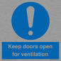 MH6258: Keep doors open for ventilation