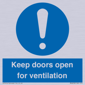 MH6258: Keep doors open for ventilation