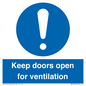 MH6258: Keep doors open for ventilation