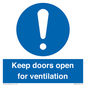 MH6258: Keep doors open for ventilation