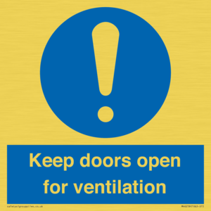 MH6258: Keep doors open for ventilation