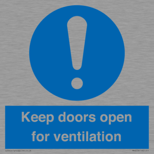 MH6258: Keep doors open for ventilation