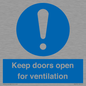 MH6258: Keep doors open for ventilation