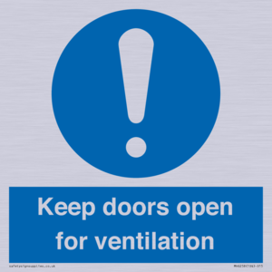 MH6258: Keep doors open for ventilation