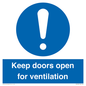 MH6258: Keep doors open for ventilation