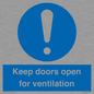 MH6258: Keep doors open for ventilation