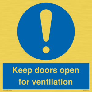 MH6258: Keep doors open for ventilation