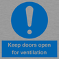 MH6258: Keep doors open for ventilation