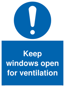 MH6259: Keep windows open for ventilation