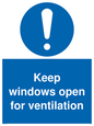 MH6259: Keep windows open for ventilation