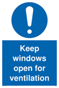 MH6259: Keep windows open for ventilation