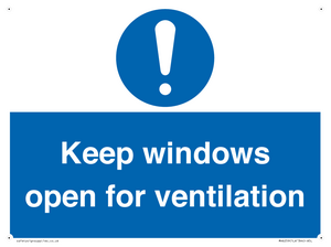 MH6259: Keep windows open for ventilation