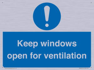 MH6259: Keep windows open for ventilation