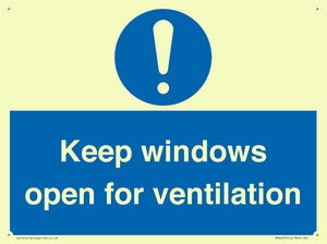 MH6259: Keep windows open for ventilation