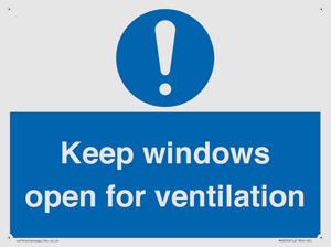 MH6259: Keep windows open for ventilation