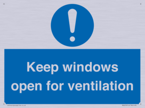 MH6259: Keep windows open for ventilation