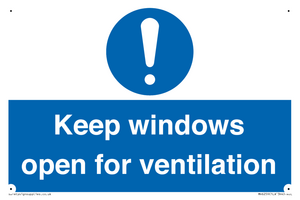 MH6259: Keep windows open for ventilation