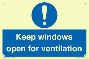 MH6259: Keep windows open for ventilation