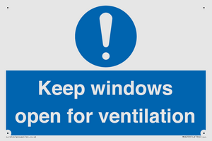MH6259: Keep windows open for ventilation