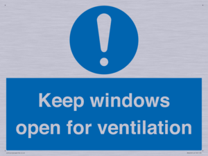 MH6259: Keep windows open for ventilation