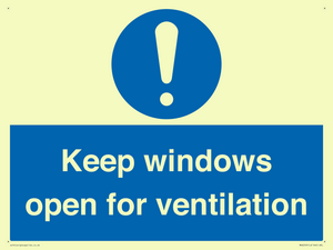 MH6259: Keep windows open for ventilation