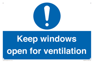 MH6259: Keep windows open for ventilation