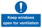 MH6259: Keep windows open for ventilation
