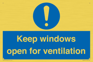 MH6259: Keep windows open for ventilation