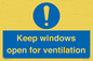 MH6259: Keep windows open for ventilation