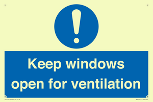 MH6259: Keep windows open for ventilation