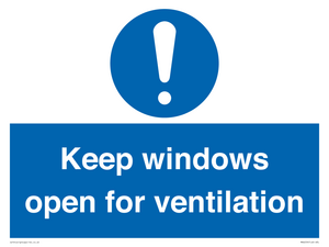 MH6259: Keep windows open for ventilation
