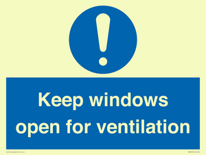 MH6259: Keep windows open for ventilation