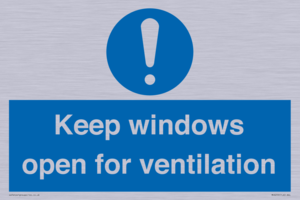 MH6259: Keep windows open for ventilation