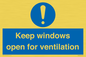 MH6259: Keep windows open for ventilation