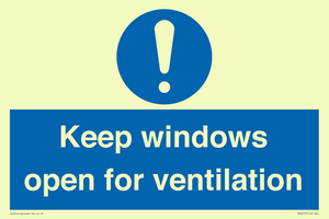MH6259: Keep windows open for ventilation